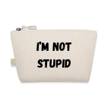 I'm not stupid - Organic Pouch - nature - Front