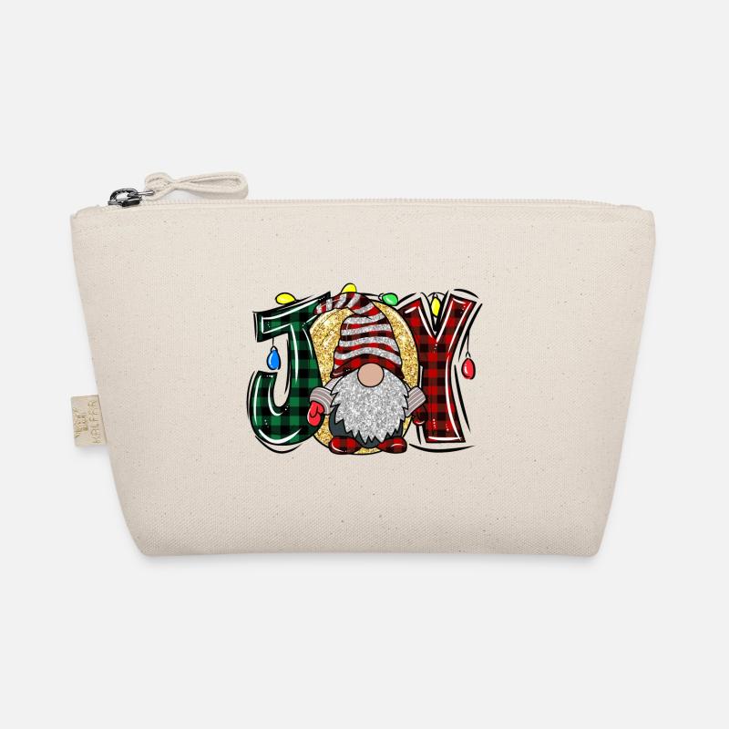 Gnome de Noël avec joie disant nain de Noël Trousse biologique