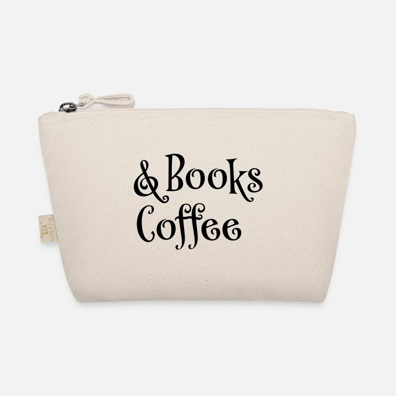 Books and coffee - Bio-Täschchen - Natur