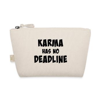 Karma has no deadline - Organic Pouch - nature - Front
