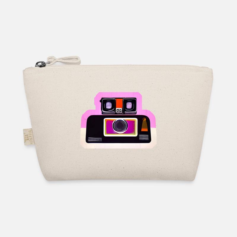 Vintage - Retro Instant Camera - AI Art Organic Pouch