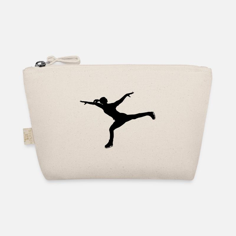 Dynamische Pose auf Kufen Bio-Täschchen