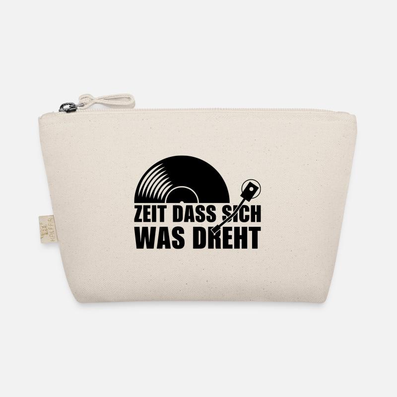 Dreht DJ Spruch Geschenk Techno Rave Bio-Täschchen