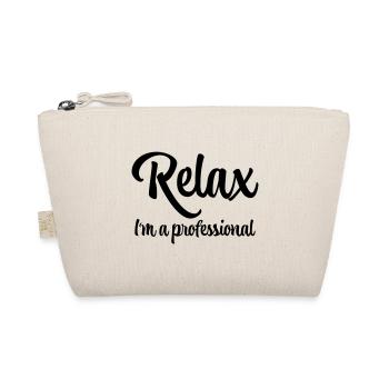 Relax I'm a professional - Bio-Täschchen - Natur - Vorne