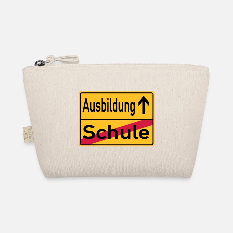 Schule - Ausbildung - Ortsschild - Bio-Täschchen - Natur