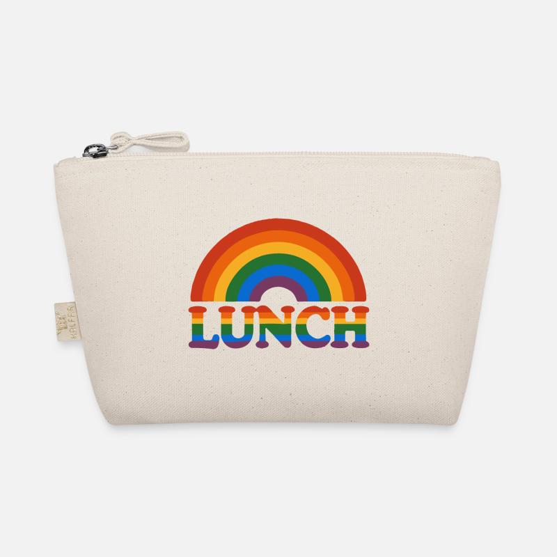 LGBTQ Regenbogen Mittagessen - Bunte Pride Bio-Täschchen