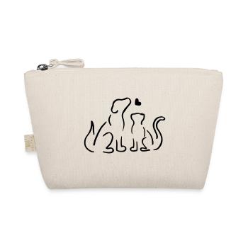 Chien et chat / amis des animaux - chat - chien - amour - Trousse biologique - nature - Devant
