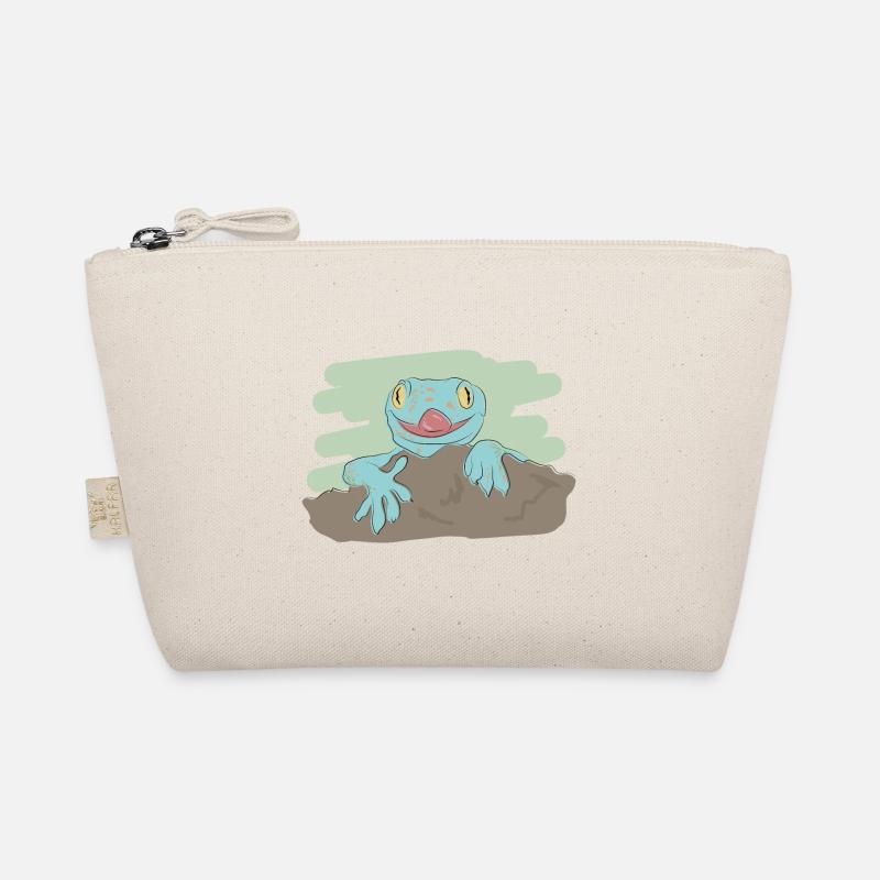 Illustriertes Design mit Gecko Bio-Täschchen