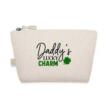 Daddy lucky charm - Organic Pouch - nature - Front