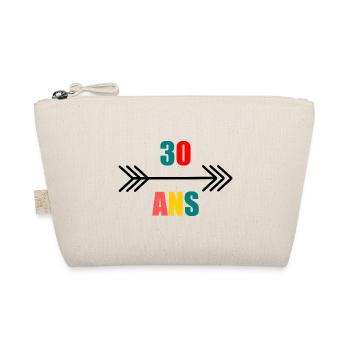 30 ANS. 30e ANNIVERSAIRE. ANNIVERSAIRE 30 ANS. 30 - Trousse biologique - nature - Devant