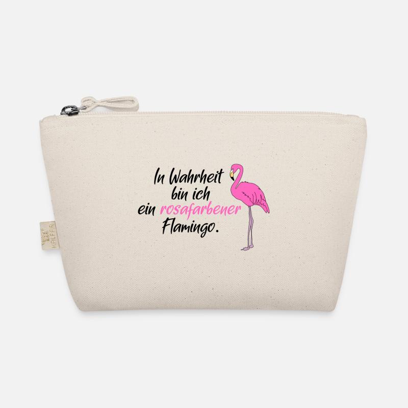 Flamingo Vogel Paradiesvogel Spruch Sprüche rosa Bio-Täschchen