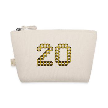 20. 20 YEARS. 20th ANNIVERSARY. 20 YEARS ANNIVERSARY. - Organic Pouch - nature - Front