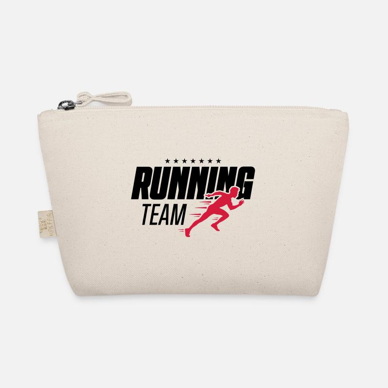 running team running marathon running Organic Pouch