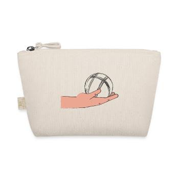 Boule hand with boule ball - Organic Pouch - nature - Front
