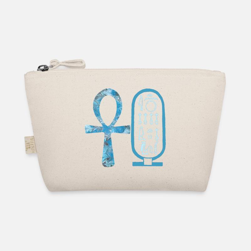 anch and cartouche nefertiti e 78 Organic Pouch