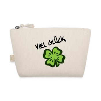 GOOD LUCK! Four-leaf clover - Organic Pouch - nature - Front