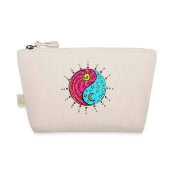 Yin Yang, Sun, moon, stars, Chinese symbol - Organic Pouch - nature - Front