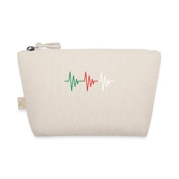 Algeria heartbeat ECG flag flag - Organic Pouch - nature - Front