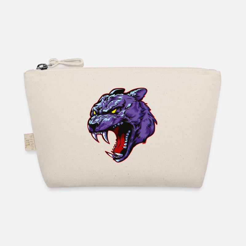 panther head beast animal Organic Pouch