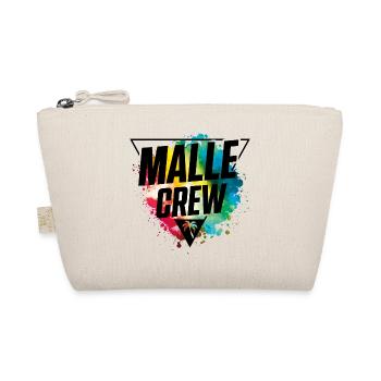 malle crew bunt klecks - Bio-Täschchen - Natur - Vorne