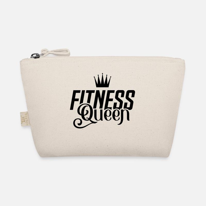 Fitness queen crown workout Organic Pouch