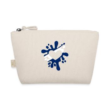 Israel symbol flag stain colors gift - Organic Pouch - nature - Front