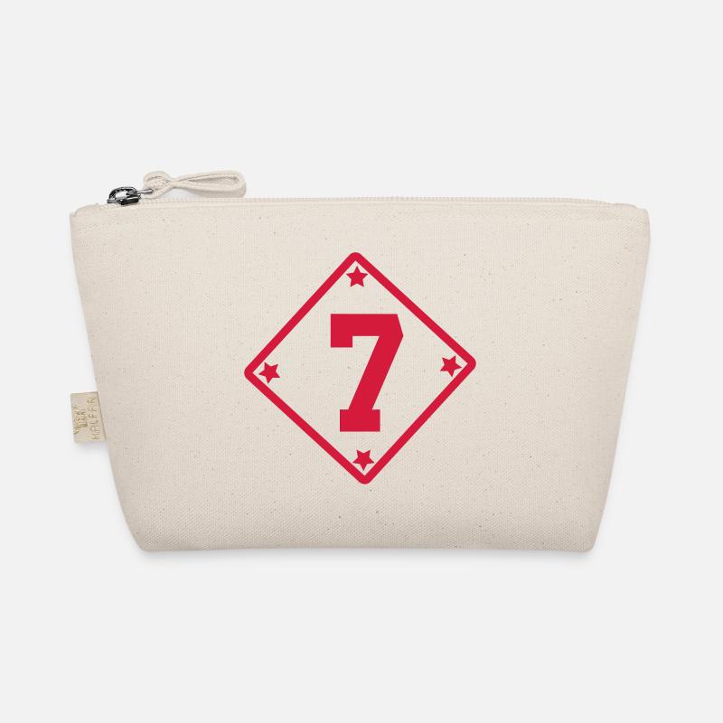 Sieben - Nummer 7 Bio-Täschchen