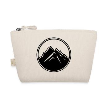 mountain symbol kreis berge icon - Bio-Täschchen - Natur - Vorne