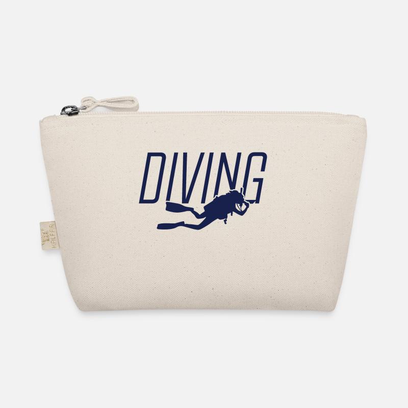 Diving Logo Scuba Dive Organic Pouch