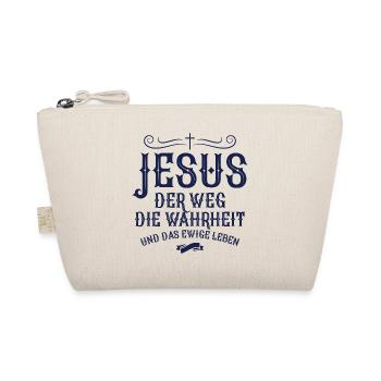 Jesus Christus Wahrheit Rettung - Bio-Täschchen - Natur - Vorne