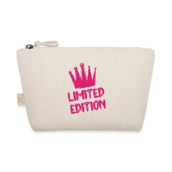 Limited Edition Krone Pink - Bio-Täschchen - Natur - Vorne