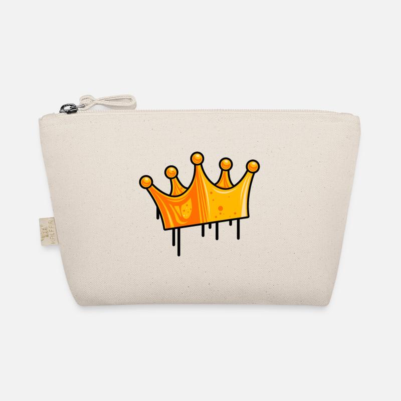 crown icon comic gold king Organic Pouch
