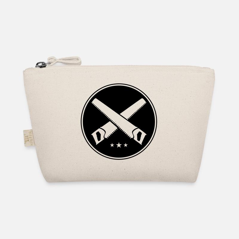 saw craftsman workshop circle icon Organic Pouch