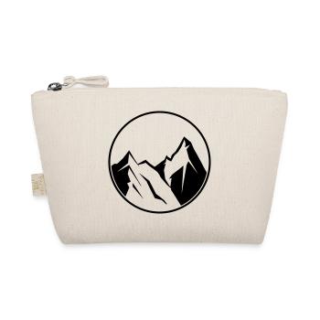 mountains symbol circle nature mountains - Organic Pouch - nature - Front
