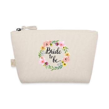 Bride to be Gift Wedding Marriage - Organic Pouch - nature - Front