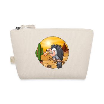 Impatient vulture on branch in the desert - Organic Pouch - nature - Front
