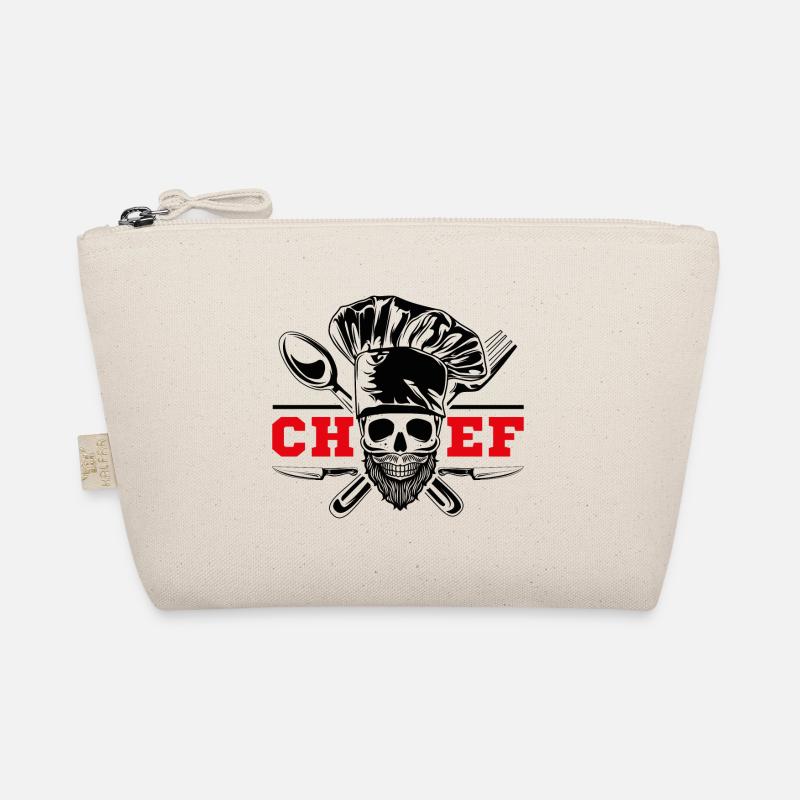 Skull Chef Chef Organic Pouch