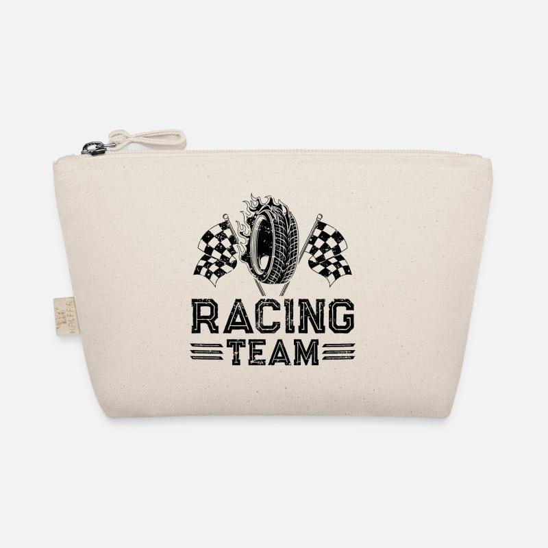 Racing Team Reifen - Bio-Täschchen - Natur