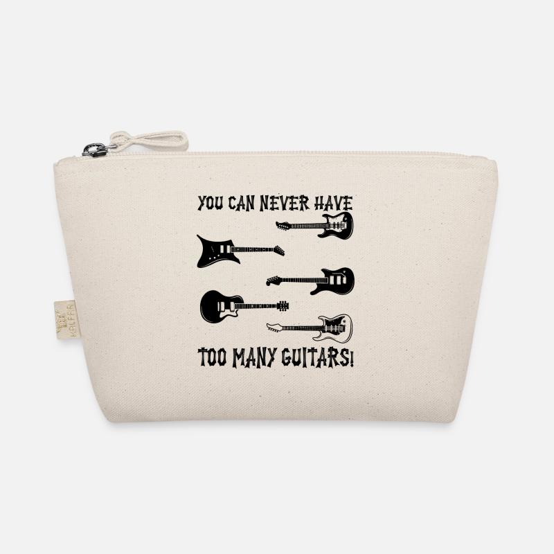 Guitars Musik Rock Player Geschenk Spruch - Bio-Täschchen - Natur