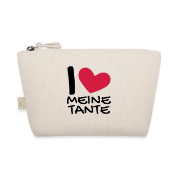 Ich liebe meine Tante - Bio-Täschchen - Natur - Vorne