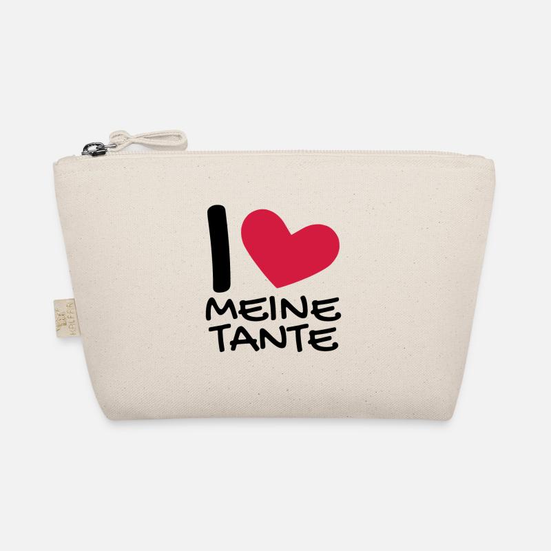 Ich liebe meine Tante - Bio-Täschchen - Natur