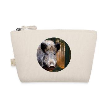 Hunting Hunter Wild Boar DEer Hunting - Organic Pouch - nature - Front