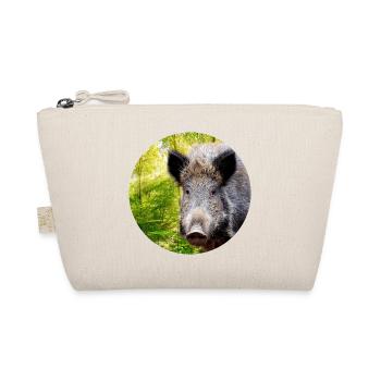 Hunting Hunter Wild Boar DEer Hunting - Organic Pouch - nature - Front
