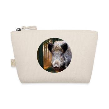 Hunting Hunter Wild Boar DEer Hunting - Organic Pouch - nature - Front