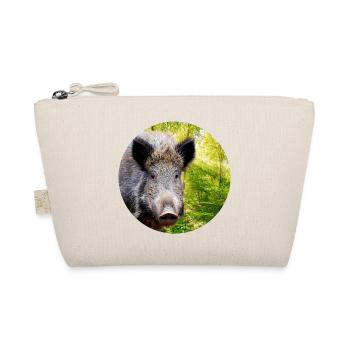 Hunting Hunter Wild Boar DEer Hunting - Organic Pouch - nature - Front