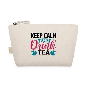 Keep Calm And Drink Tea - Organic Pouch - nature - Front