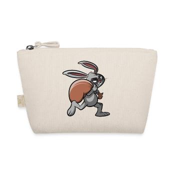 Bank Robber - Rabbit on Raid Robbery Ganove - Organic Pouch - nature - Front