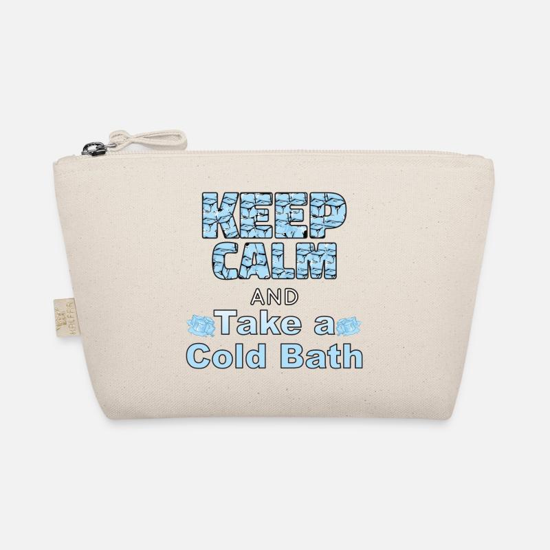 Keep Calm and Take a Cold Bath Winter Bathers Trousse biologique