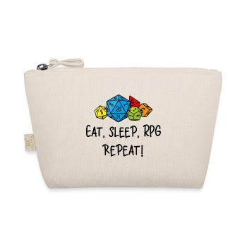 Eat, sleep, RPG, repeat - Organic Pouch - nature - Front