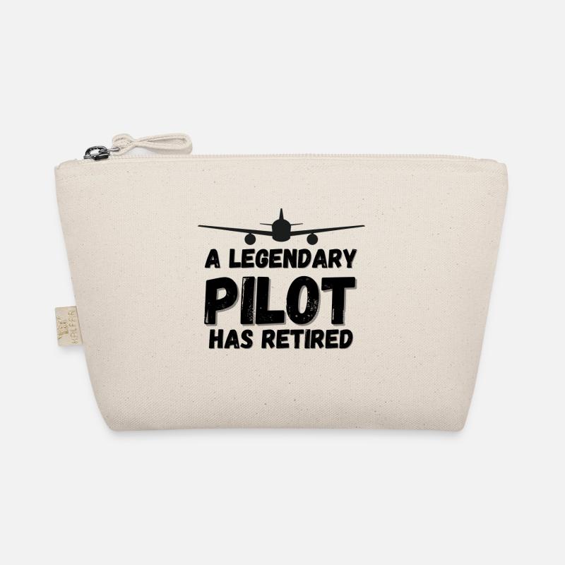 a legendary pilot has retired - Organic Pouch - nature